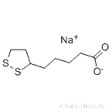 Ácido 1,2-ditiolano-3-pentanoico, sal de sódio (1: 1) CAS 2319-84-8